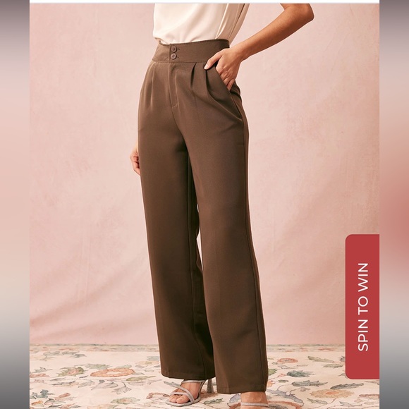 Rihoas | Pants & Jumpsuits | Rihoas The Coffee High Waisted